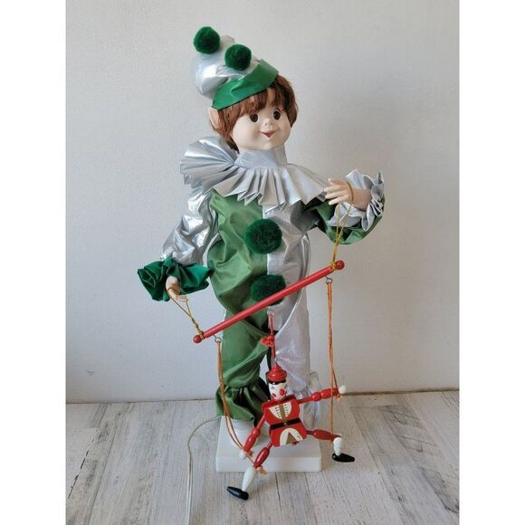 Telco marionette clown elf puppet animated motionette Xmas - Picture 2 of 15